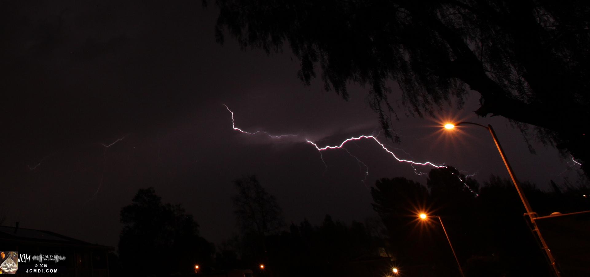 Lightning Storm, Santa Clarita
